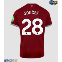 Moški Nogometni dresi West Ham United Tomas Soucek #28 Domači 2025-26 Kratek Rokav